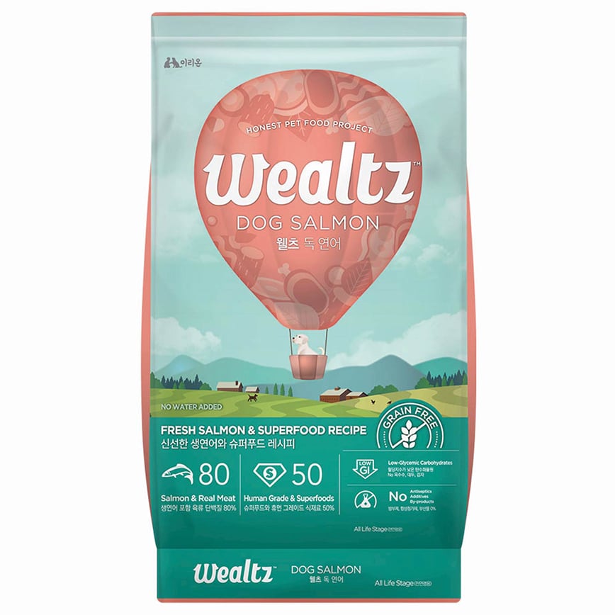 Wealtz 狗糧 全犬配方 鮮三文魚+超級食物食譜 6kg 或 (5包1.2kg夾袋) (WDSM3362/WDSM3361) 圖 1