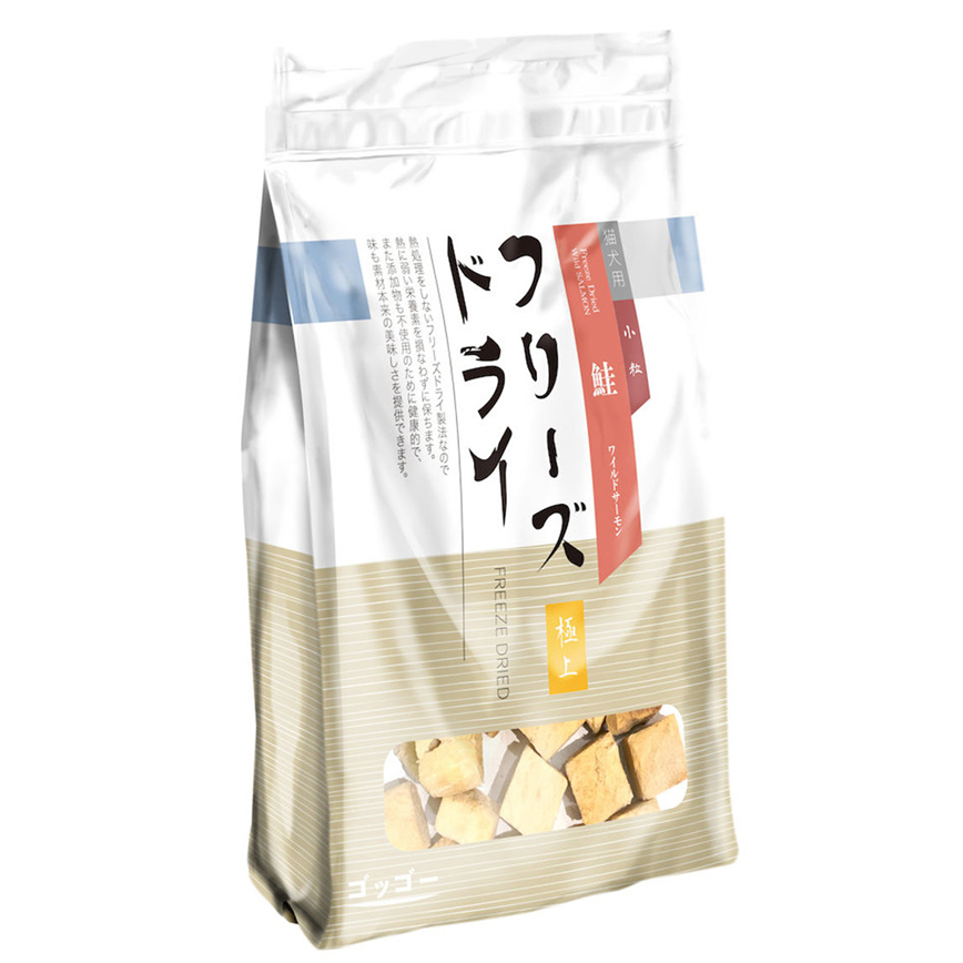 Goggo 貓狗零食 冷凍脫水小食 三文魚粒 50g (GFD-S50)