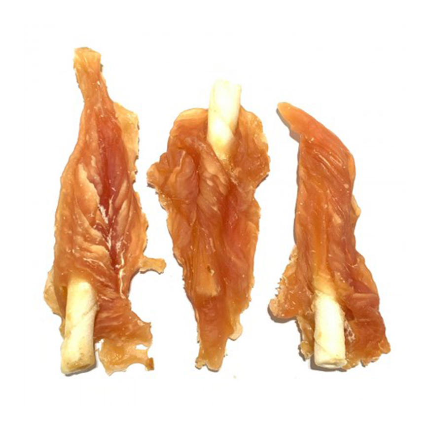 Nasami 貓狗零食 風乾小食系列 白牛皮棒串雞胸 小 1kg (NS-1025) 圖 2