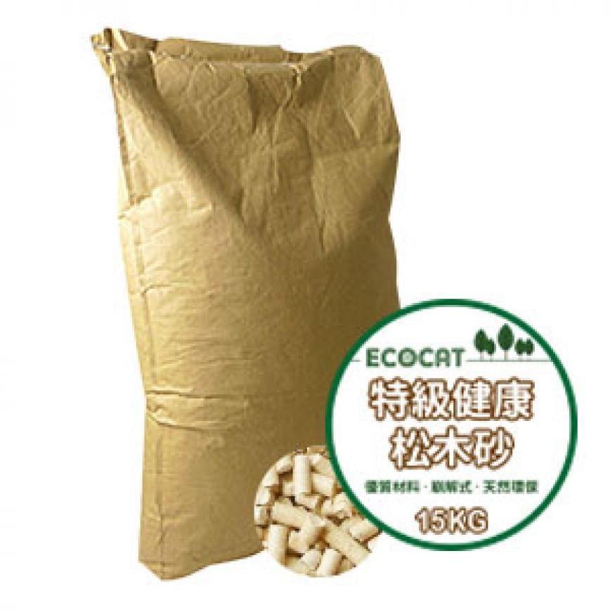 ECOCAT 特級健康環保崩解式松 木貓砂 15kg