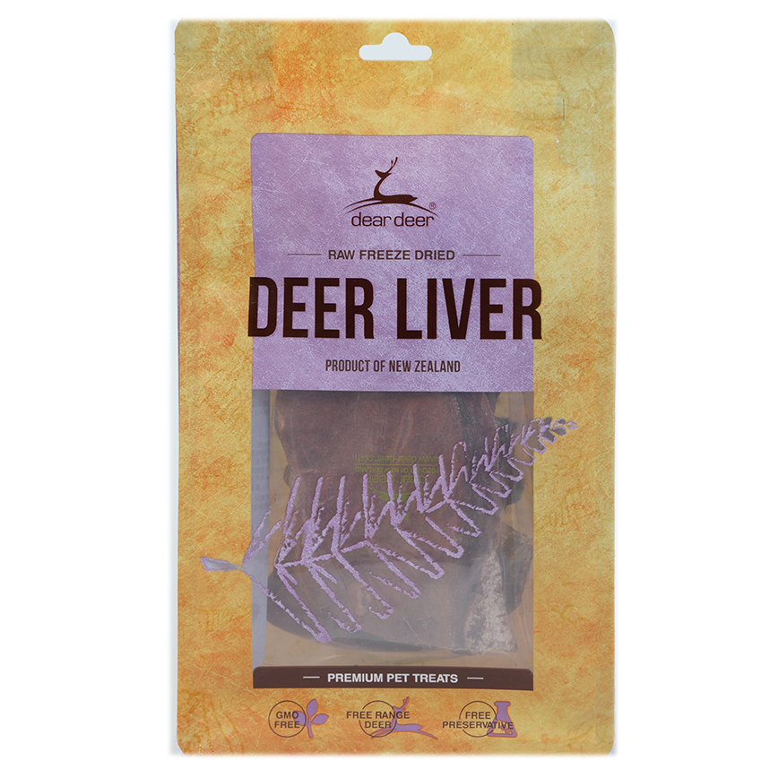 dear deer 貓狗零食 保健小食系列 鹿肝 50g (40404)