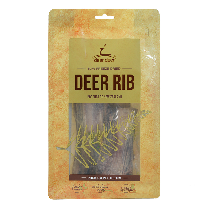 dear deer 狗零食 耐咬潔齒系列 鹿肋條 100g (40503)