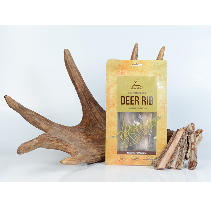 dear deer 狗零食 耐咬潔齒系列 鹿肋條 100g (40503) 圖 3
