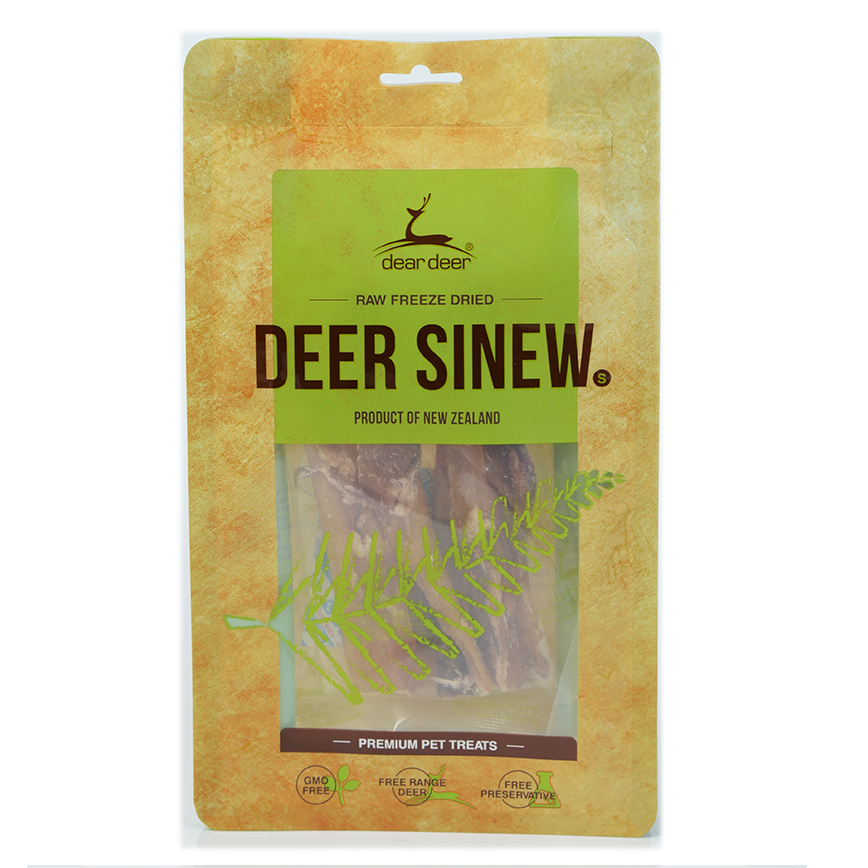 dear deer 狗零食 耐咬潔齒系列 鹿筋條 細號 75g (40206) 圖 2