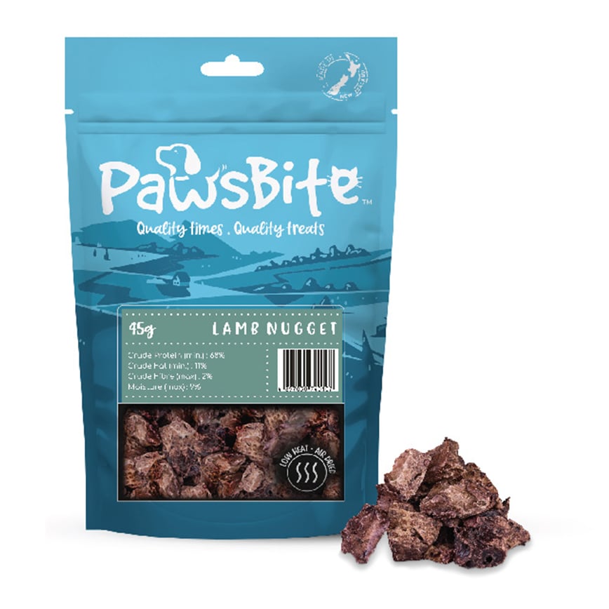PawsBite 貓狗零食 羊肺粒 45g (40107)