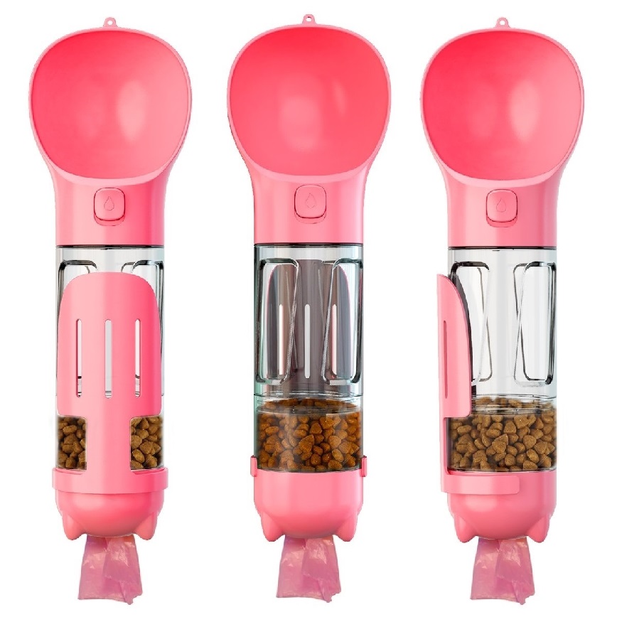 Billipets 3合1寵物多功能飲水杯 32.5cm x 9.5cm直徑 300ml (顔色隨機) (NS-17073) 圖 2
