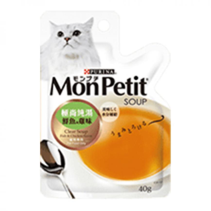MonPetit 湯包 純湯系列 極尚純湯鮮魚及雞味 40g (草綠)