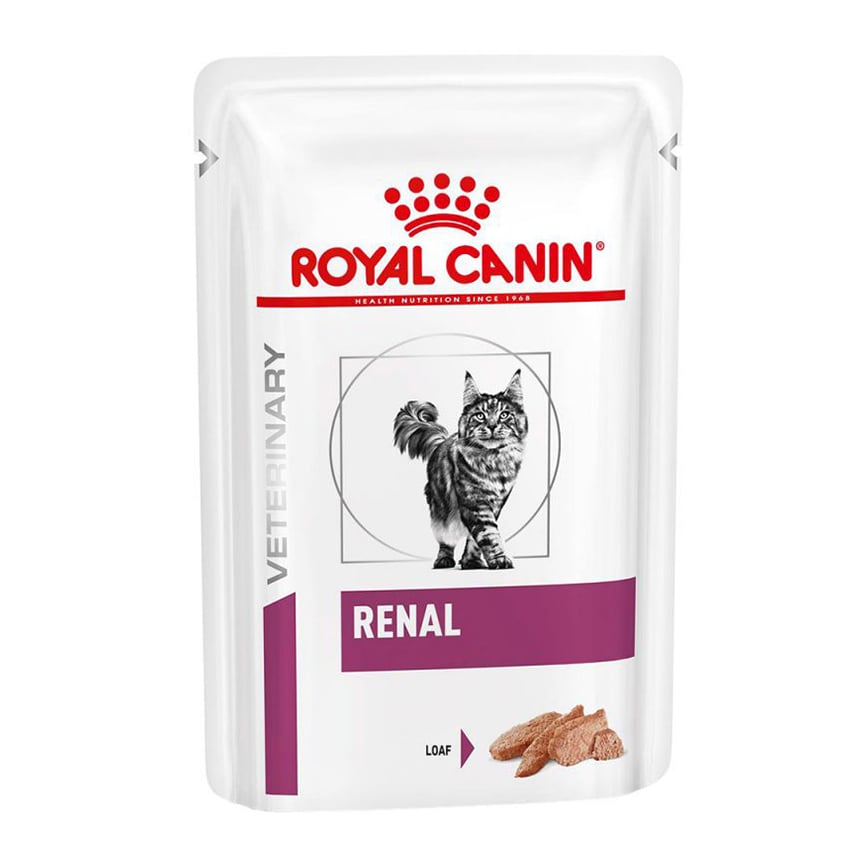 Royal Canin 處方糧 法國皇家 貓濕糧 關鍵賦活系列 成貓腎臟處方袋裝濕糧 (肉塊) Renal Loaf 85g (3175700)