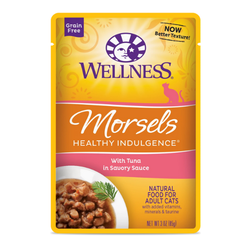 WELLNESS Morsels 貓濕糧 滋味軟包 純鮮吞拿魚 3oz (89096)