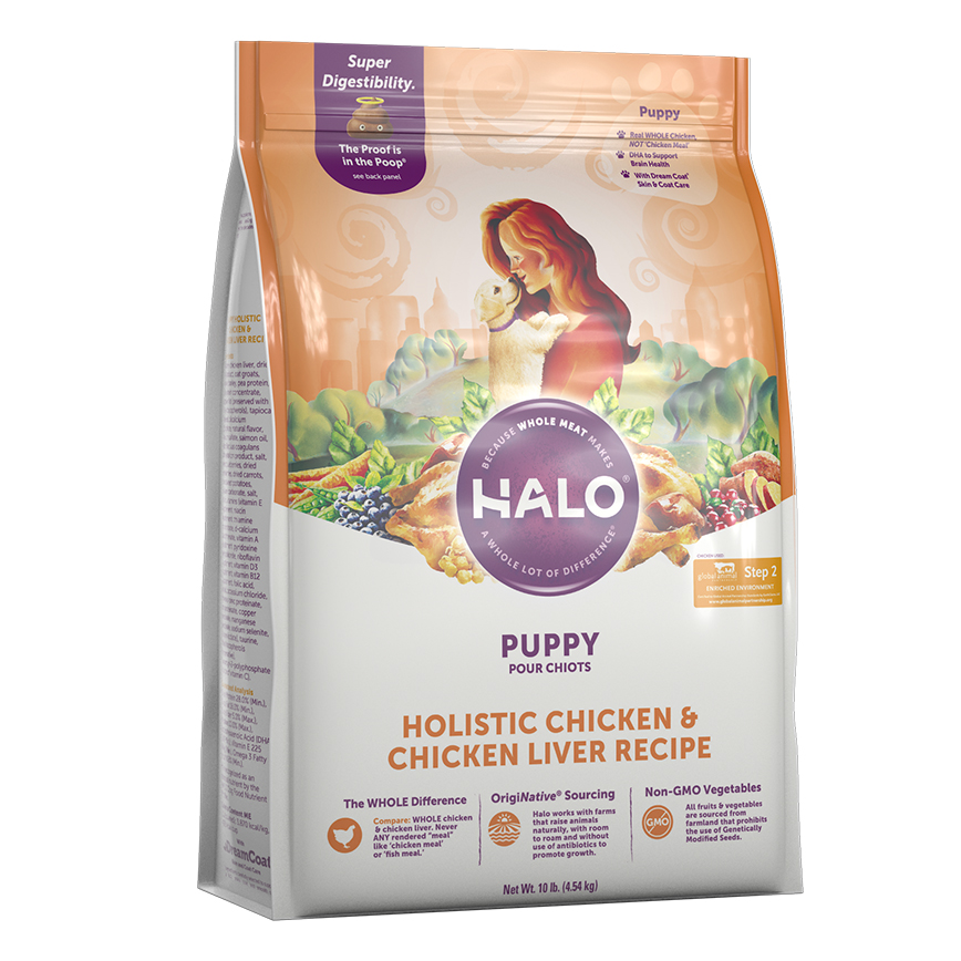 HALO 狗糧 幼犬糧 雞肉及雞肝配方 4lb