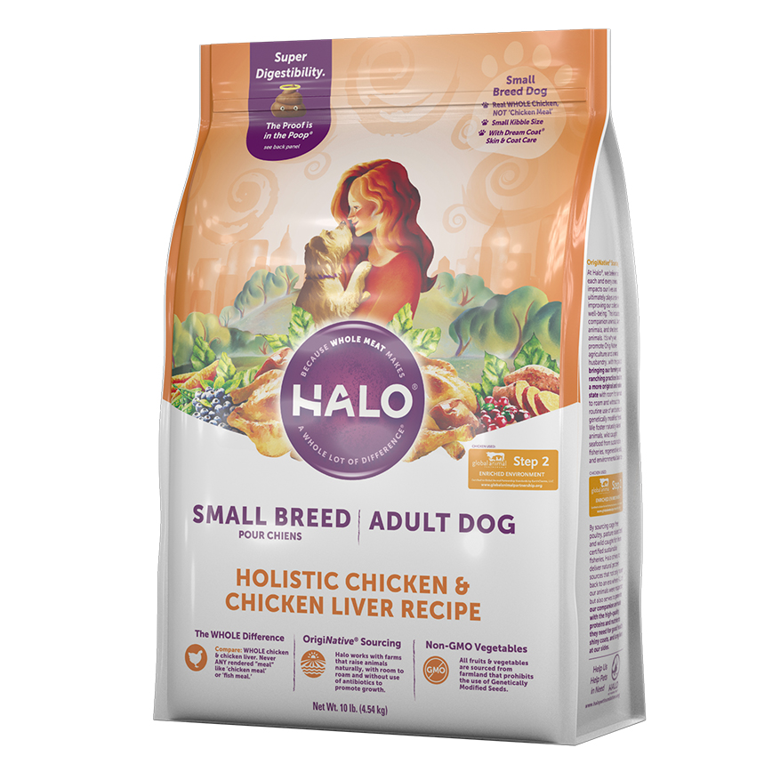 HALO 狗糧 小型成犬糧 雞肉及雞肝配方 4lb