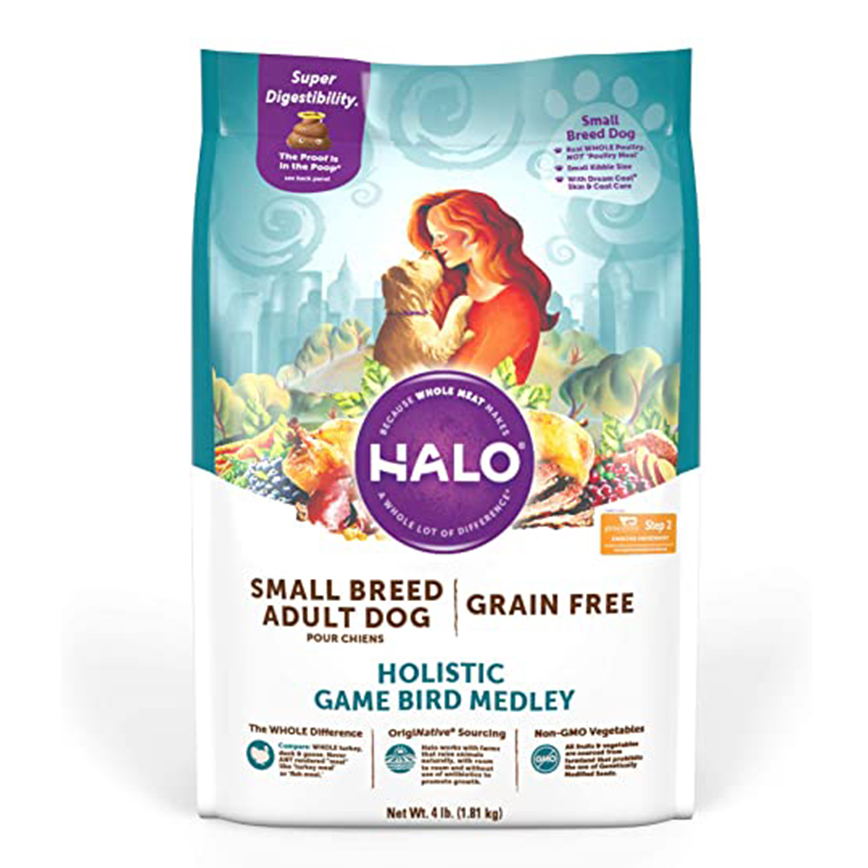 HALO 狗糧 小型成犬無穀糧 獵鳥配方 4lb
