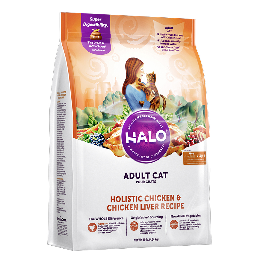 HALO 貓糧 成貓糧 雞肉及雞肝配方 3lb (34020) 圖 1