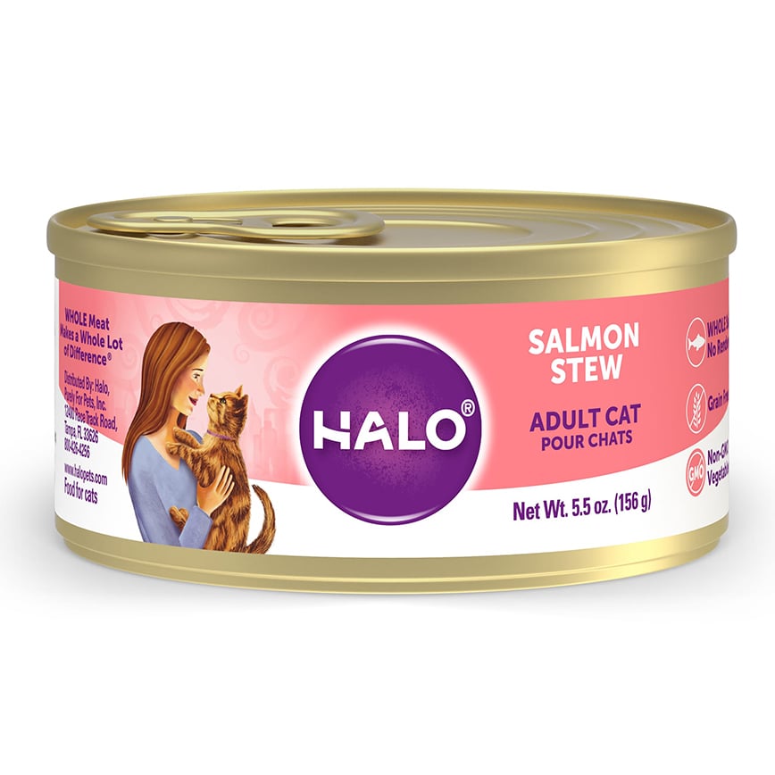 HALO 貓罐頭 無穀三文魚配方 5.5oz (40081) (新包裝)