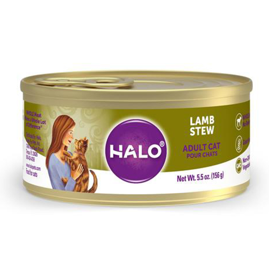 HALO 貓罐頭 無穀羊肉配方 5.5oz (40083)