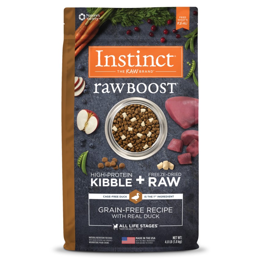 Instinct 狗糧 生肉無穀物系列 鴨肉 20lb (656180)