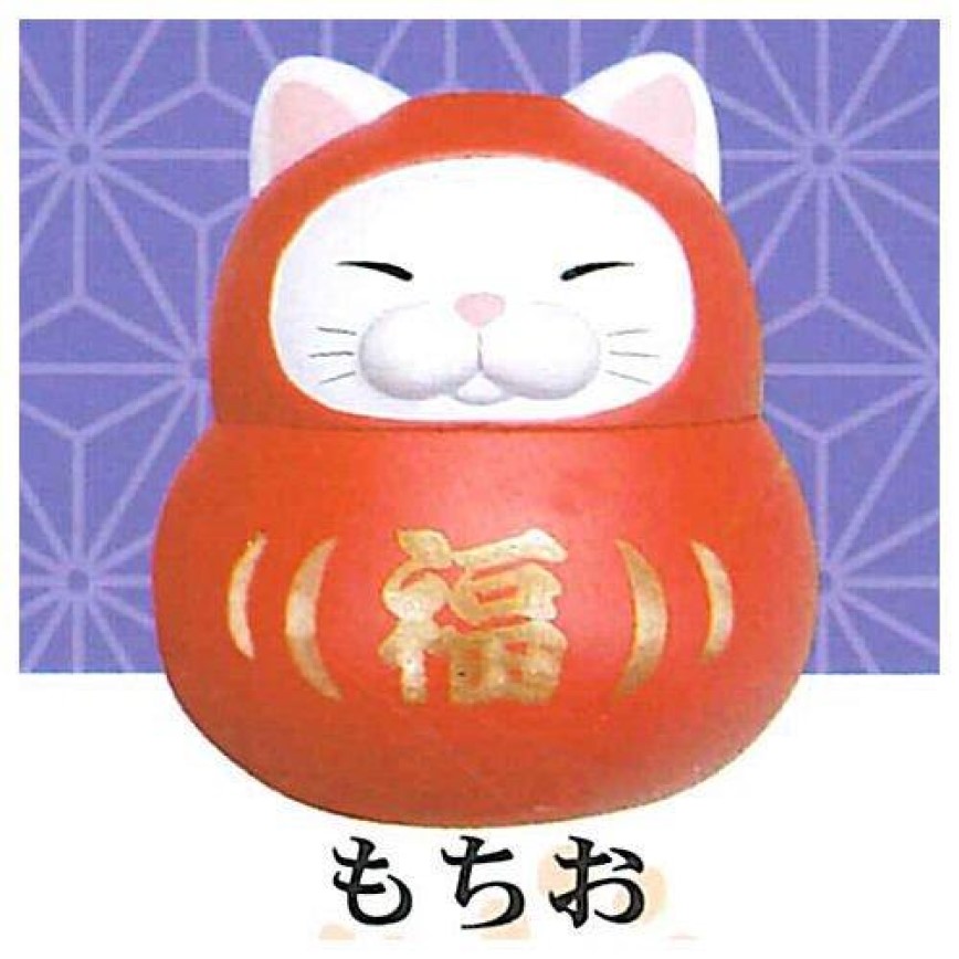 日本直送 貓公仔擺設 紅色招財貓 1個入 - 清貨優惠