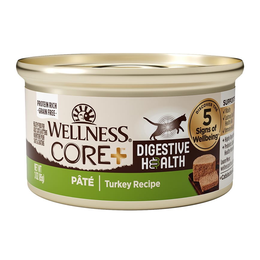 WELLNESS CORE 消化易鮮火雞貓罐 3oz