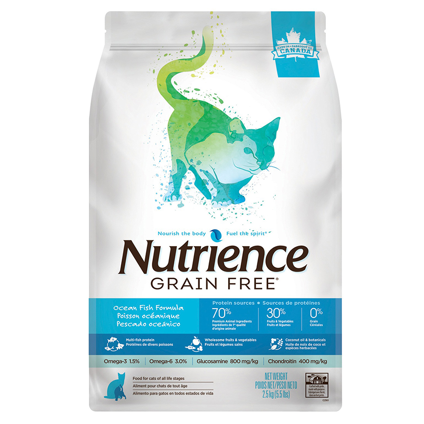 Nutrience 無穀物貓糧 全貓配方 八種魚 11lb 5kg (C2562) (停售)