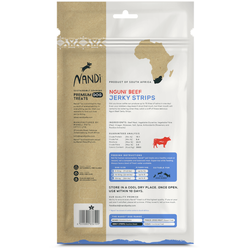 Nandi 牛肉片 Jerky Nguni Beef 150g (NA032N) (賞味期限 2022.02.26) 圖 2