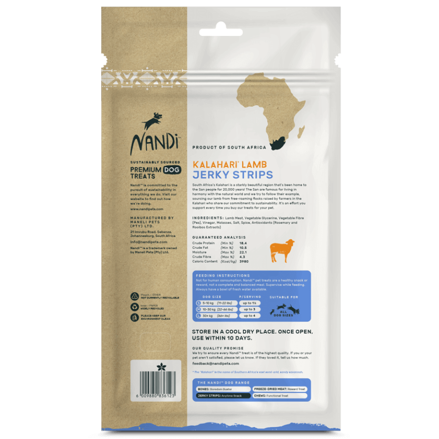 Nandi 鮮羊肉片 Jerky Kalahari Lamb 150g (NA030N) (賞味期限 2022.03.26) 圖 2