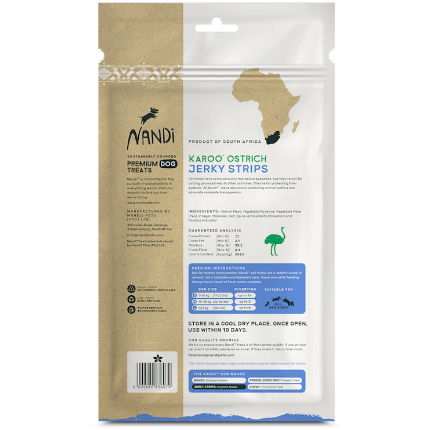 Nandi 鮮鴕鳥肉片 Jerky Karoo Ostrich 150g (NA035N) (賞味期限 2022.03.27) 圖 2