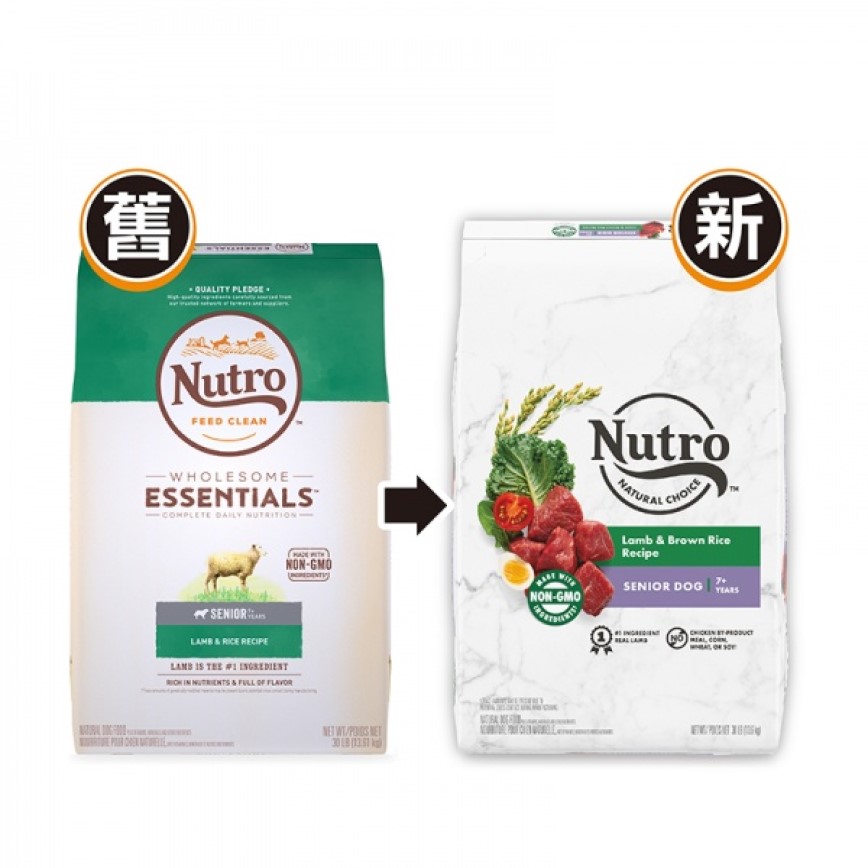 Nutro 狗糧 高齡犬糧 羊肉及糙米配方 30lb (10157675) 圖 2