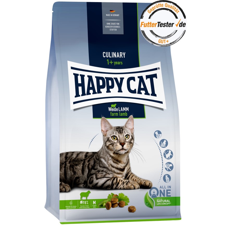 Happy Cat Culinary系列 成貓糧 羊肉配方 12kg 或 (3包4kg夾袋) (70549/70550) 圖 1