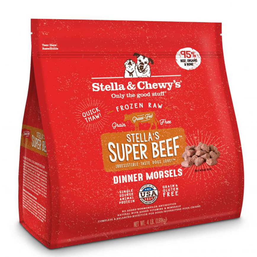 Stella & Chewy's 冷凍生肉狗糧 肉粒 牛魔王 牛肉配方 4lb (FRBM-4) (需冷藏) 圖 1