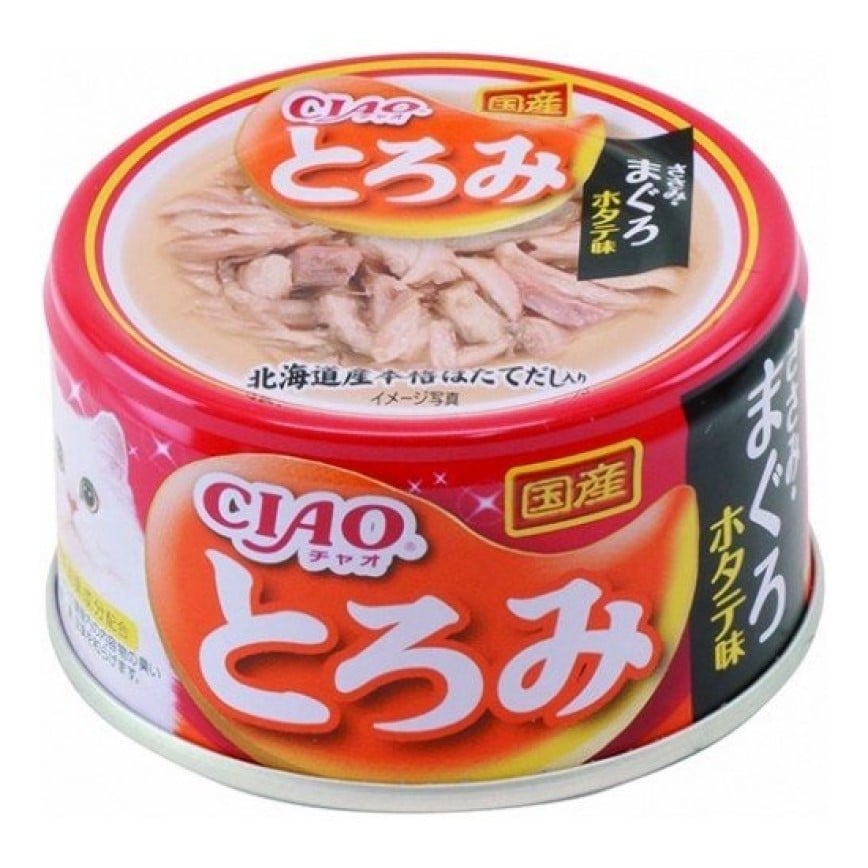 CIAO 貓罐頭 濃湯雞肉+金槍魚+扇貝 80g (A-41) 圖 1
