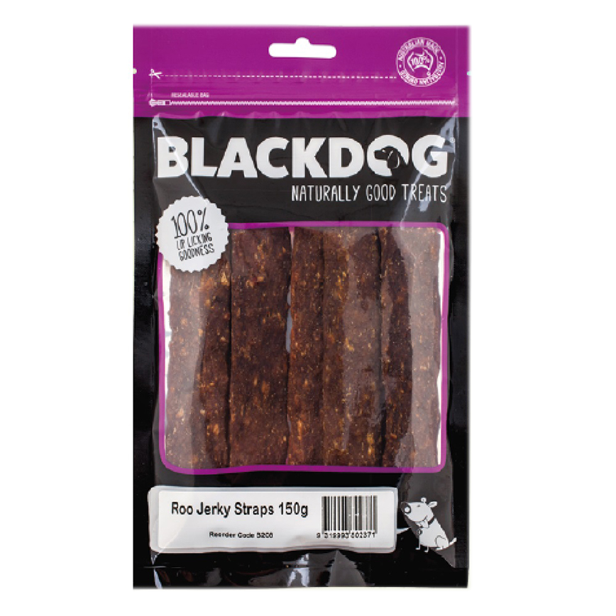 BLACKDOG 狗小食 低脂高蛋白袋鼠肉塊 150g (BD-02371)