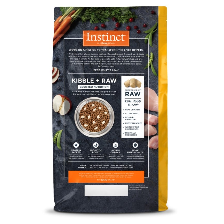 Instinct 貓糧 本能 貓糧 無穀物生肉系列 雞肉 10lb (658634) 圖 2