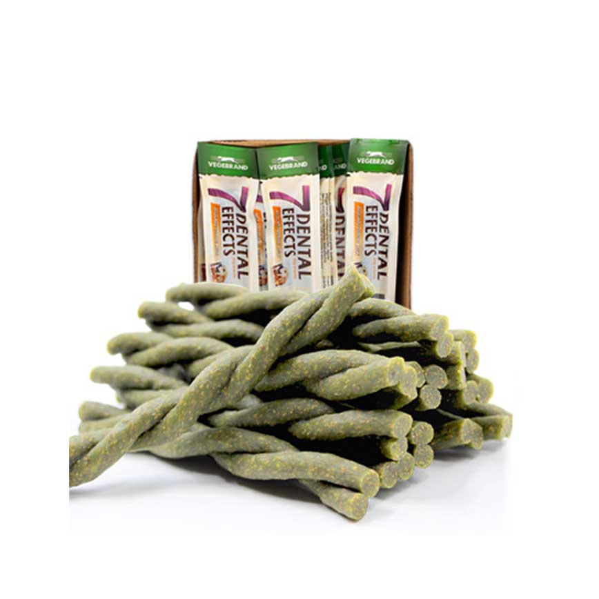 VEGEBRAND 7重高效 除口臭磨牙潔齒棒 狗小食 牛油果味 15g 1盒24支 圖 1