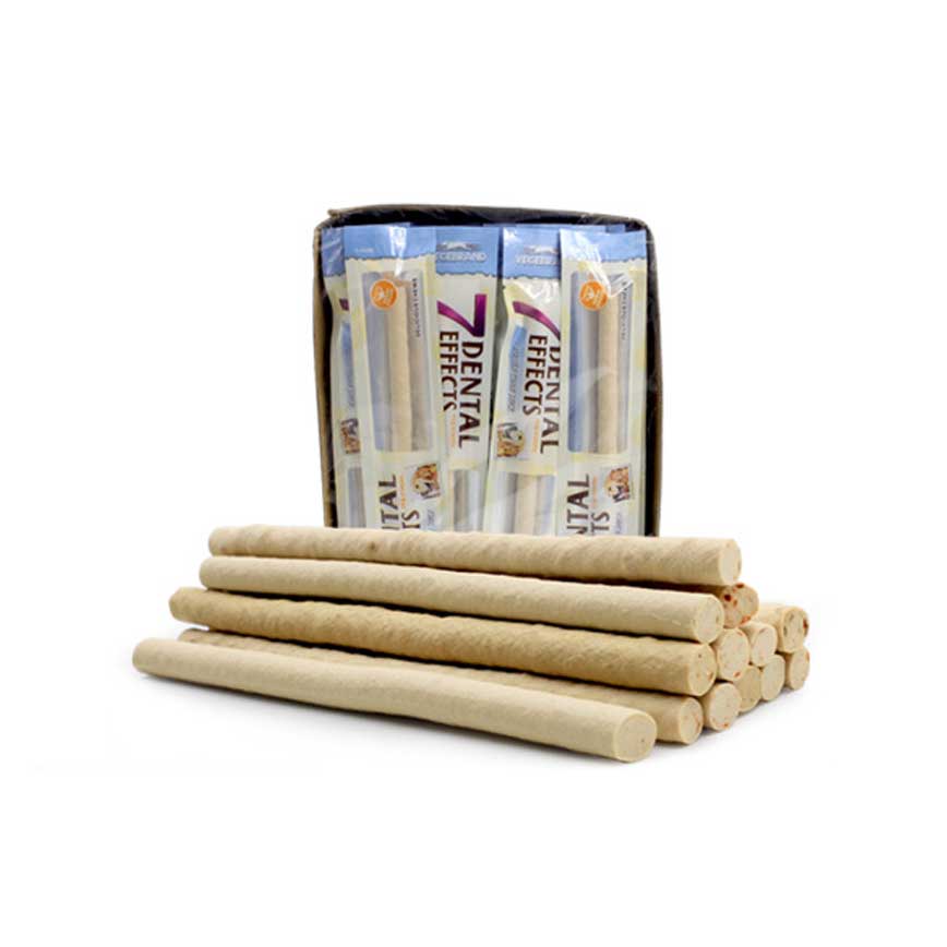 VEGEBRAND 7重高效 除口臭磨牙潔齒棒 狗小食 粟米奶酪味 15g 1盒24支