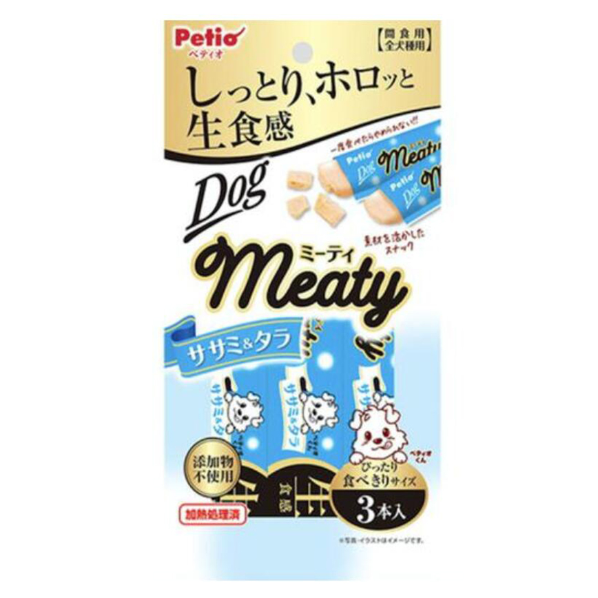 Petio 狗小食 無添加 生食感 鱈魚&雞胸肉肉醬 3支裝 (90502441) (賞味期限 2022.04.30) 圖 1