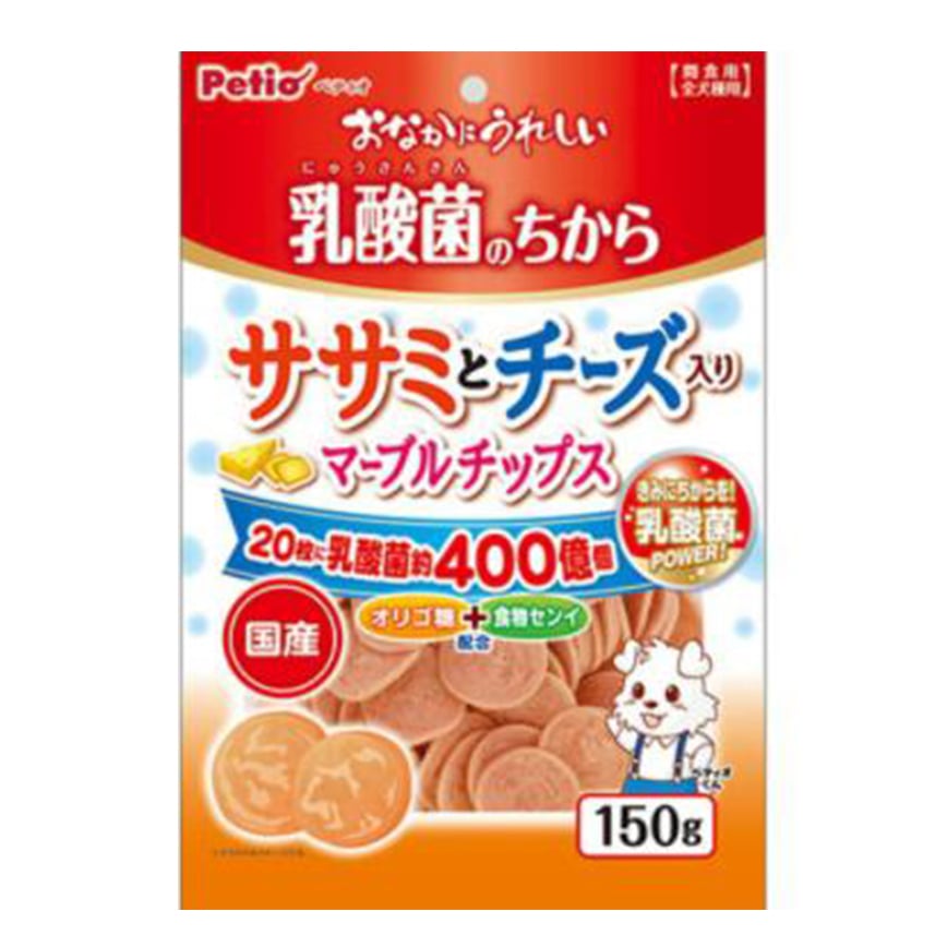 Petio 狗小食 日本產 乳酸菌 低脂雞胸肉芝士圓片 腸道健康 120g (90502550) (賞味期限 2022.03.31) 圖 1