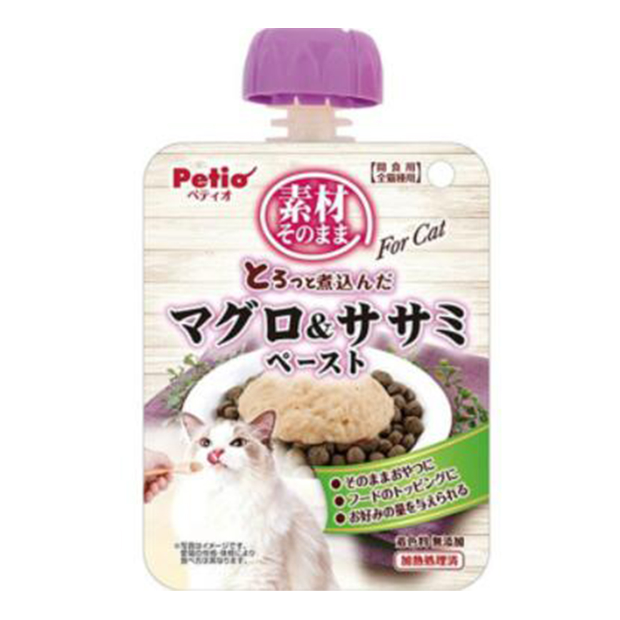 Petio 貓零食 燉煮低脂吞拿魚&雞胸肉醬 (腸道健康) 原汁原味 90g (90602253) (賞味期限 2022.03.31) 圖 1