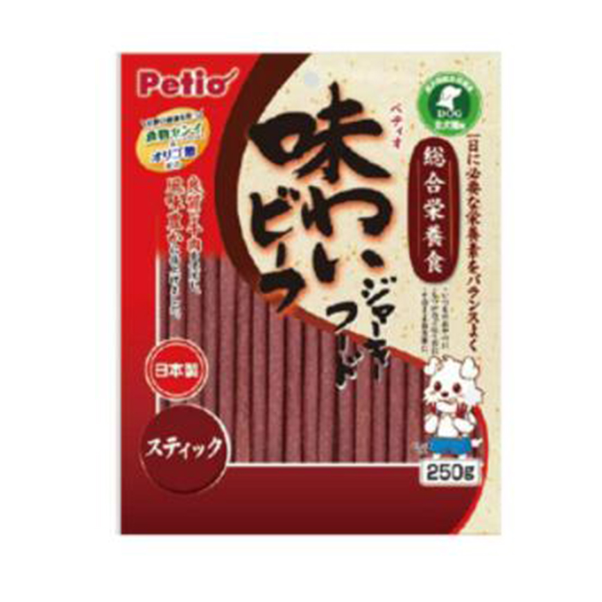 Petio 狗小食綜合營養 日本產濃郁牛肉條 腸胃健康 250g (90502539) (賞味期限 2022.04.30) 圖 1