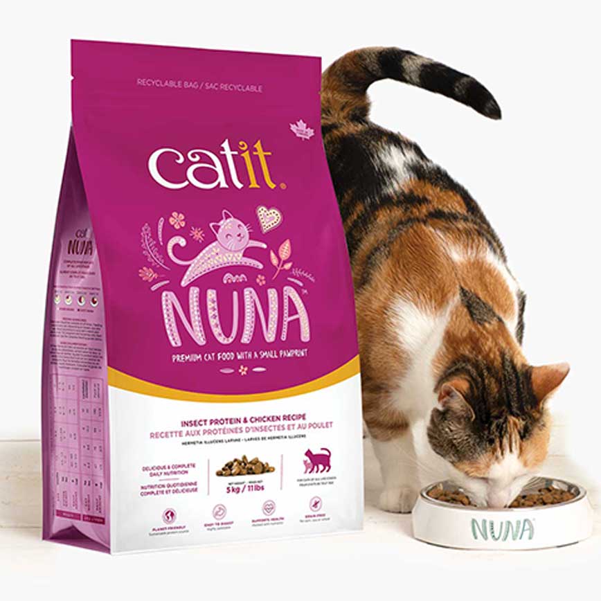 Catit Nuna 貓糧 低敏無麩昆蟲蛋白雞肉全貓乾糧 5kg (44663)
