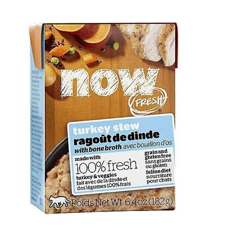 now FRESH 貓濕糧 無穀物濕糧 全貓配方 骨湯燉火雞粒 182g (2292004)