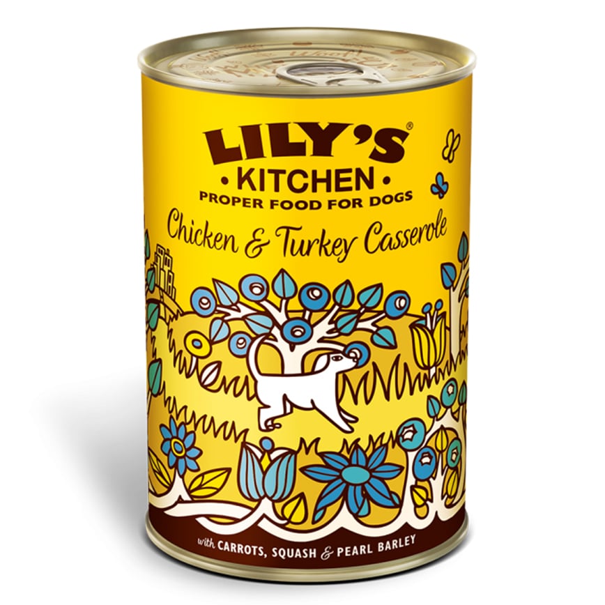 LILY'S KITCHEN 狗主食罐 天然系列 雞肉火雞鍋 400g (DCC2)