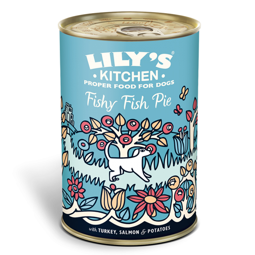 LILY'S KITCHEN 狗主食罐 鮮魚肉批 400g