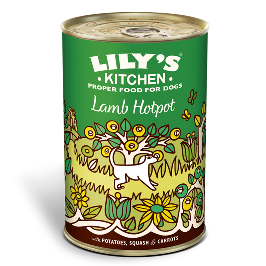 LILY'S KITCHEN 狗主食罐 天然系列 羊肉雜錦鍋 400g (DLH1)