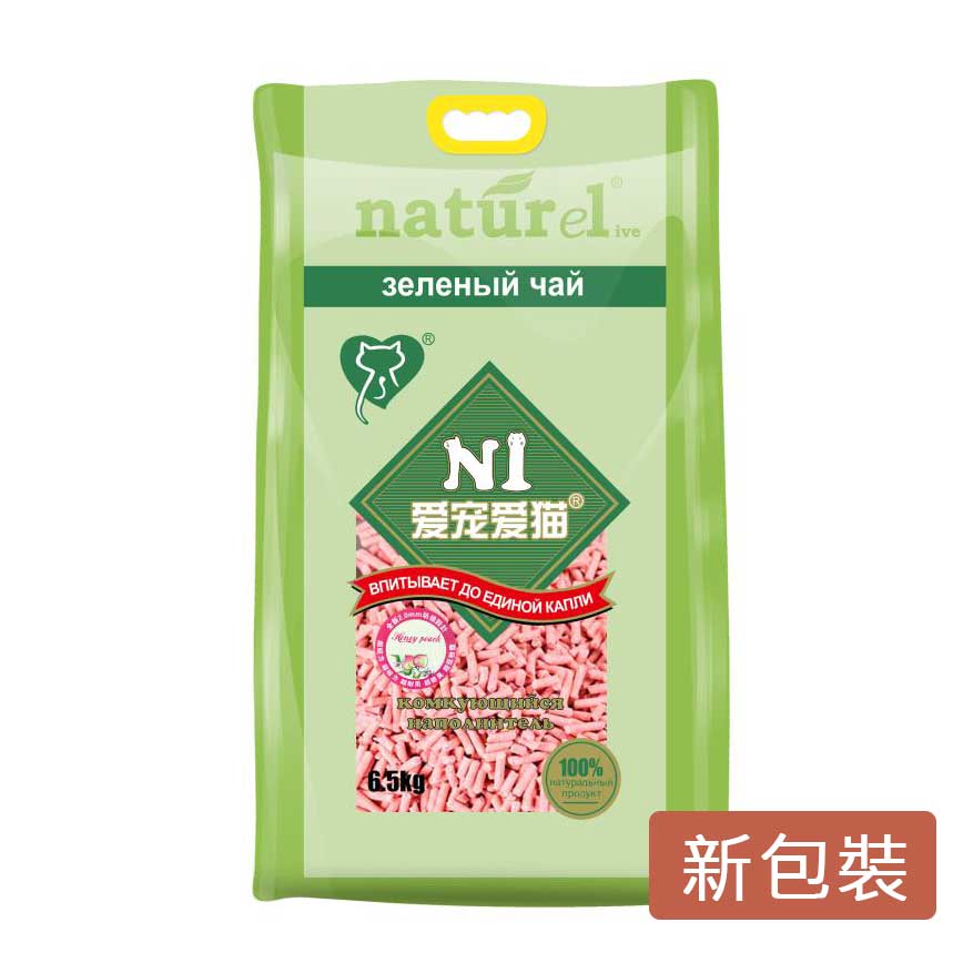 N1 naturel 天然玉米 豆腐貓砂 水蜜桃味 17.5L / 6.5kg - 限時優惠 (平行進口)