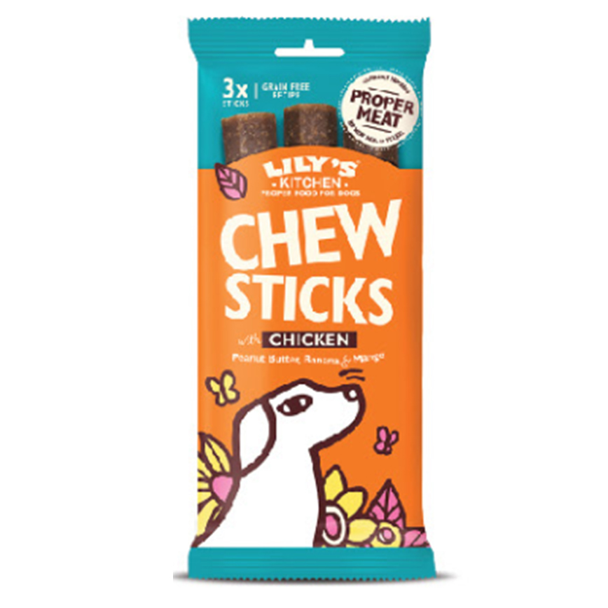 LILY'S KITCHEN 狗小食 雞肉咀嚼條 120g (DTCC12)