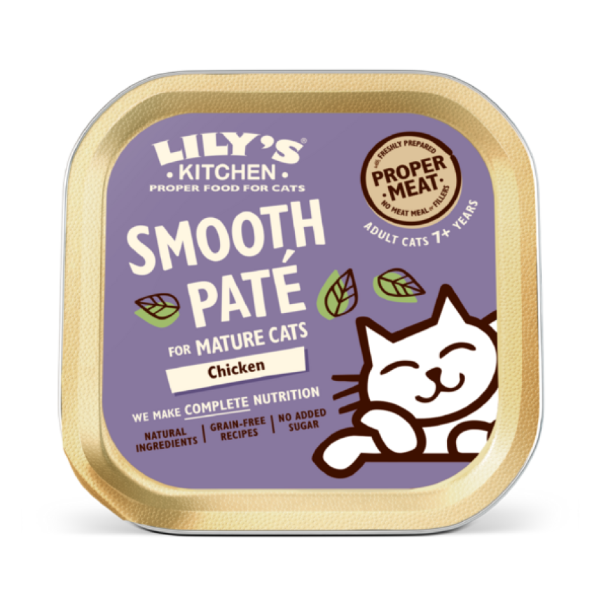 LILY'S KITCHEN 貓主食罐 天然無穀物系列 老貓專用餐 85g (CCM07)