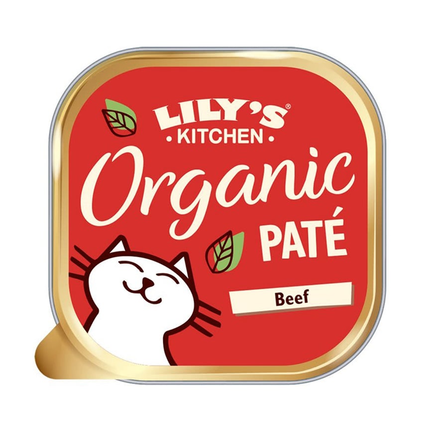 LILY'S KITCHEN 貓主食罐 有機無穀物系列 牛肉常餐 85g (COB04)