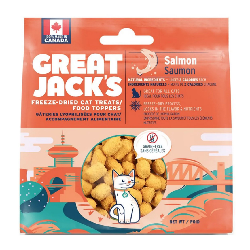 GREAT JACK'S 冷凍脫水貓零食 三文魚 1oz (CJ1184)