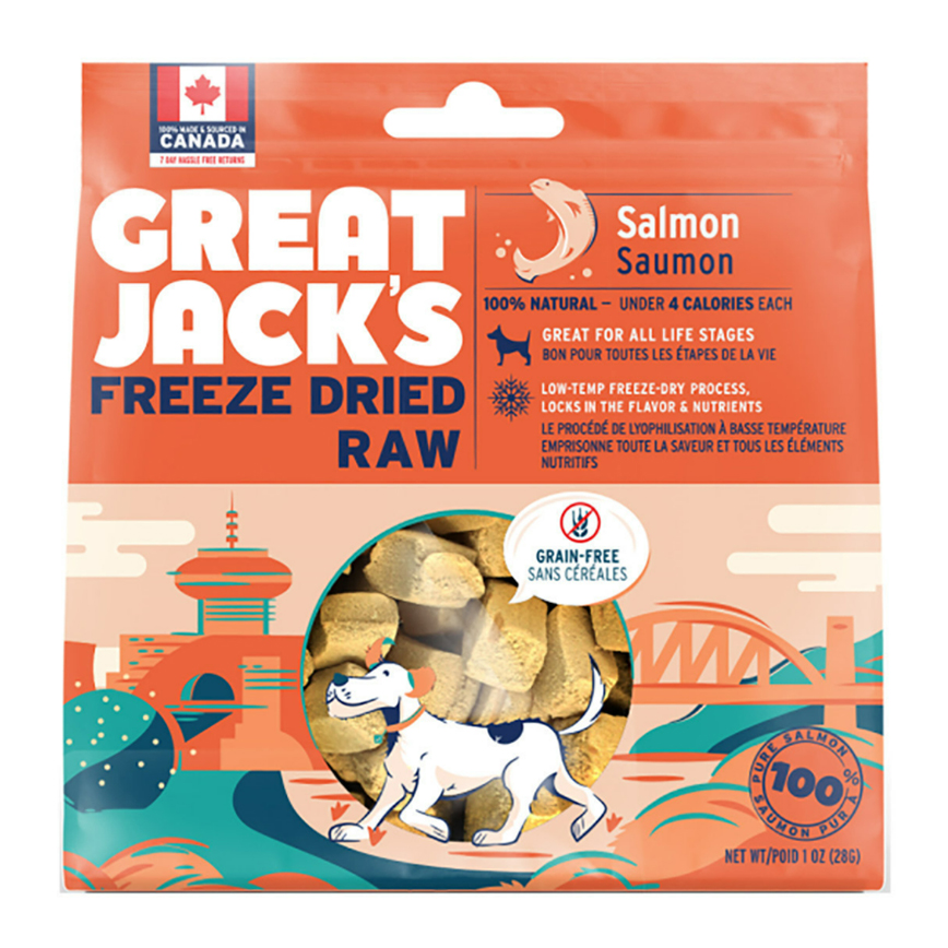 GREAT JACK'S 冷凍脫水狗小食 三文魚 7oz (TT1057) 圖 1