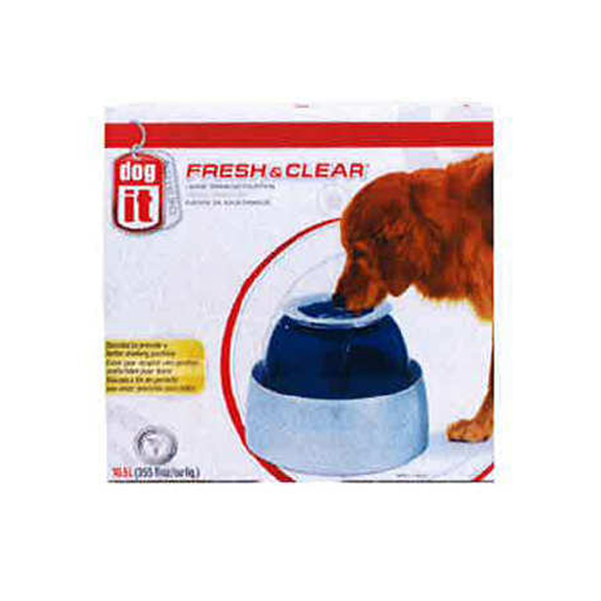 Hagen希勤 飲水器 Dogit系列 多狗用藍色瀑布 10.5L (D73651)